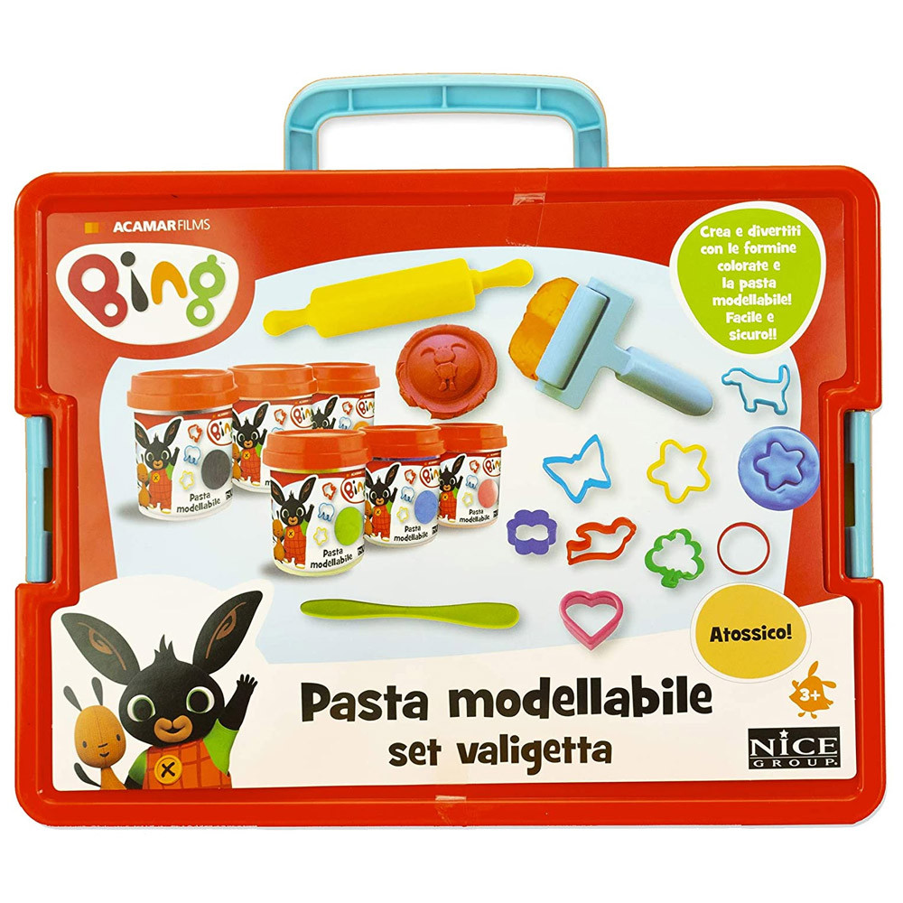 Valise Bing avec pâte à modeler complète