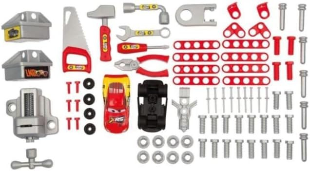 Disney Cars XRS Bricolo Center con 94 accessori,