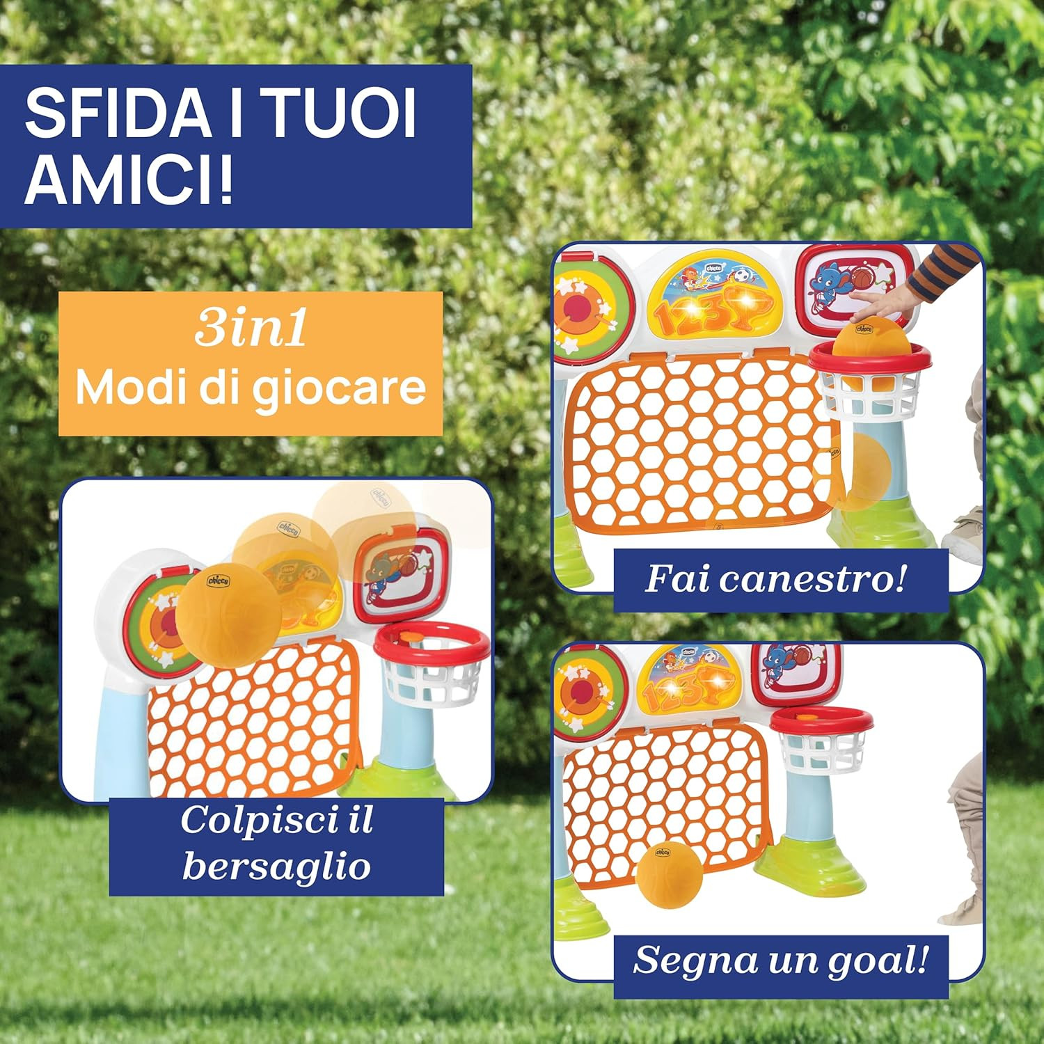 Porta Multisport League 3 in 1 2-5a FIT&FUN