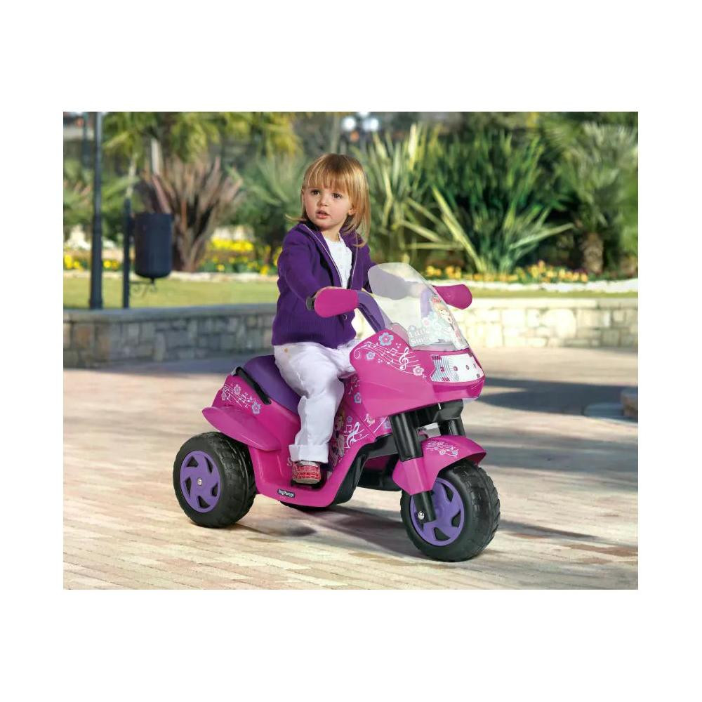 Kleines Singer 6V 2.5 Fuchsia Motorrad
