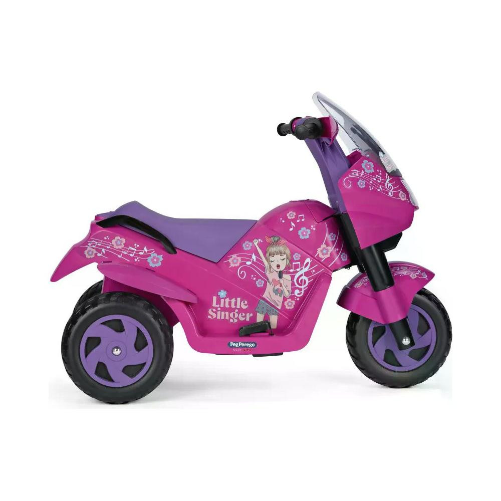 Moto Little Singer 6V 2.5 Fuchsia
