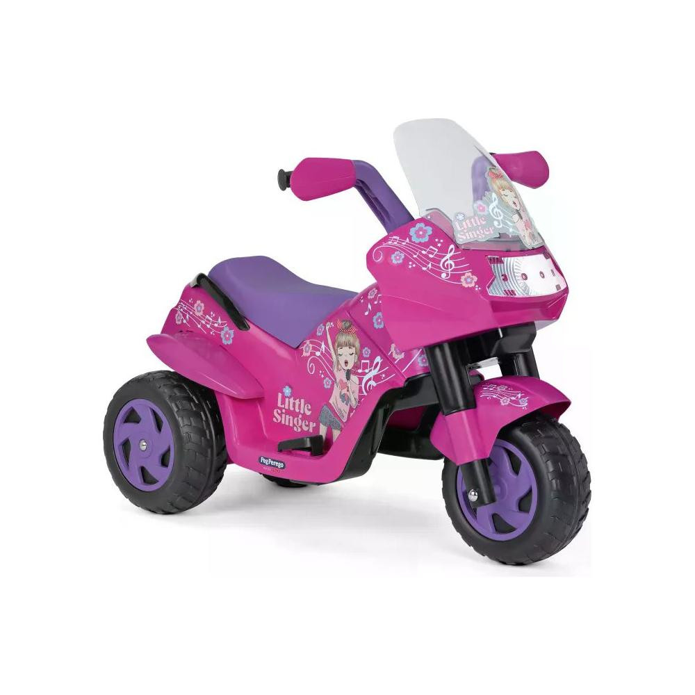 Kleines Singer 6V 2.5 Fuchsia Motorrad
