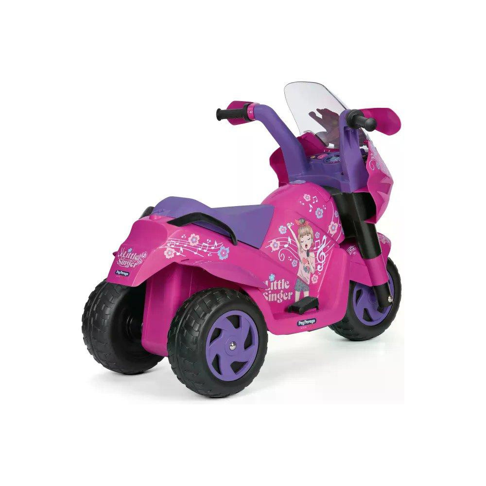 Moto Little Singer 6V 2.5 Fuchsia