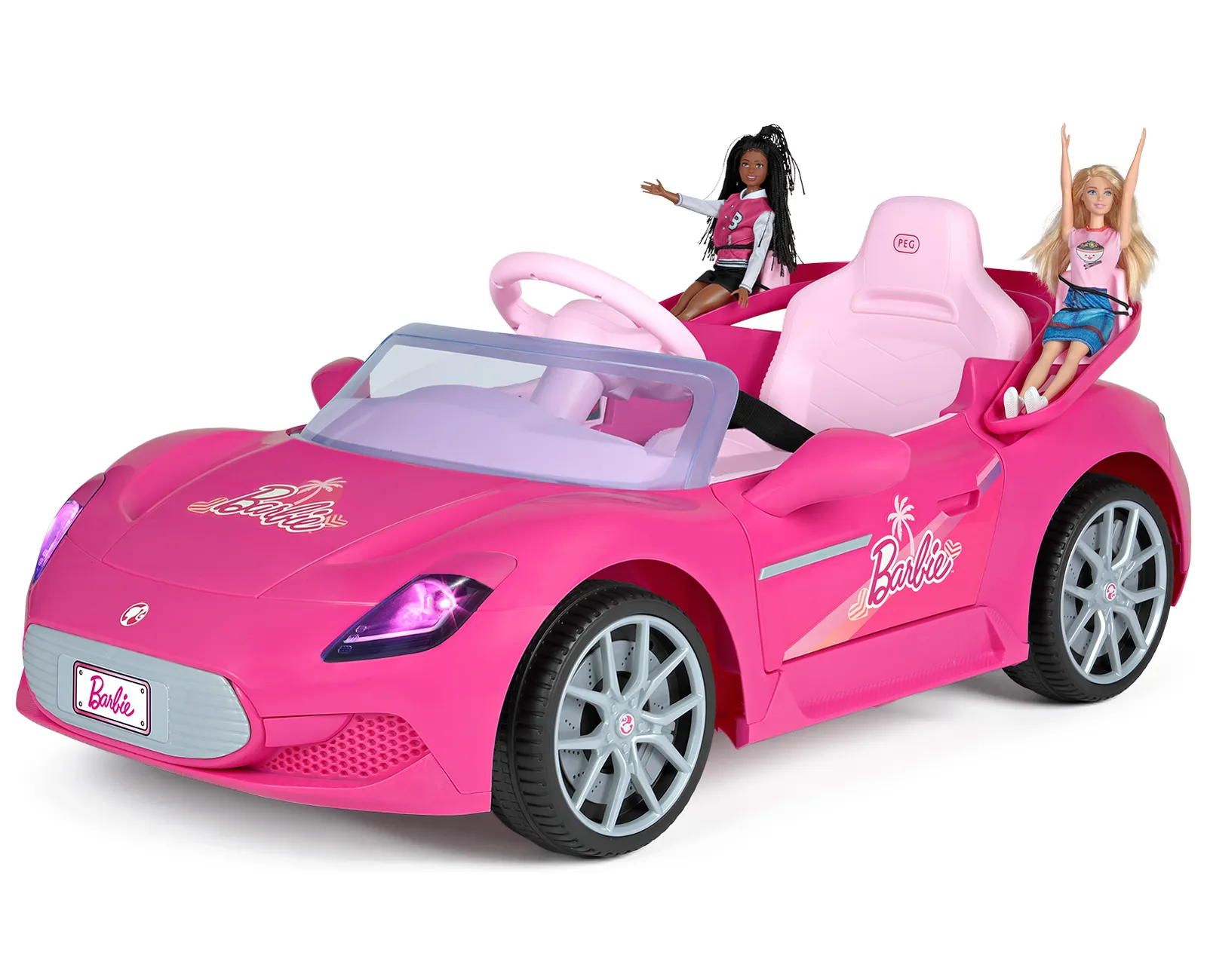 Voiture électrique Peg Perego avec radiocommande BARBIE