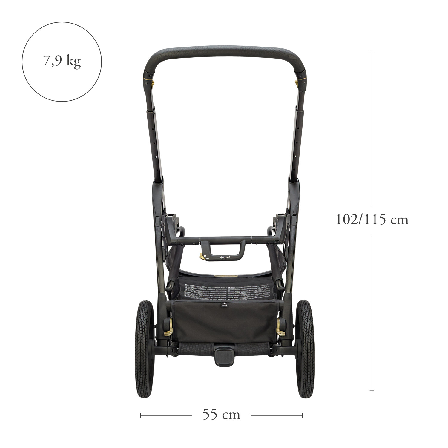 Poussettes Trios Inglesina Aptica XT Darwin -Magnet Grey