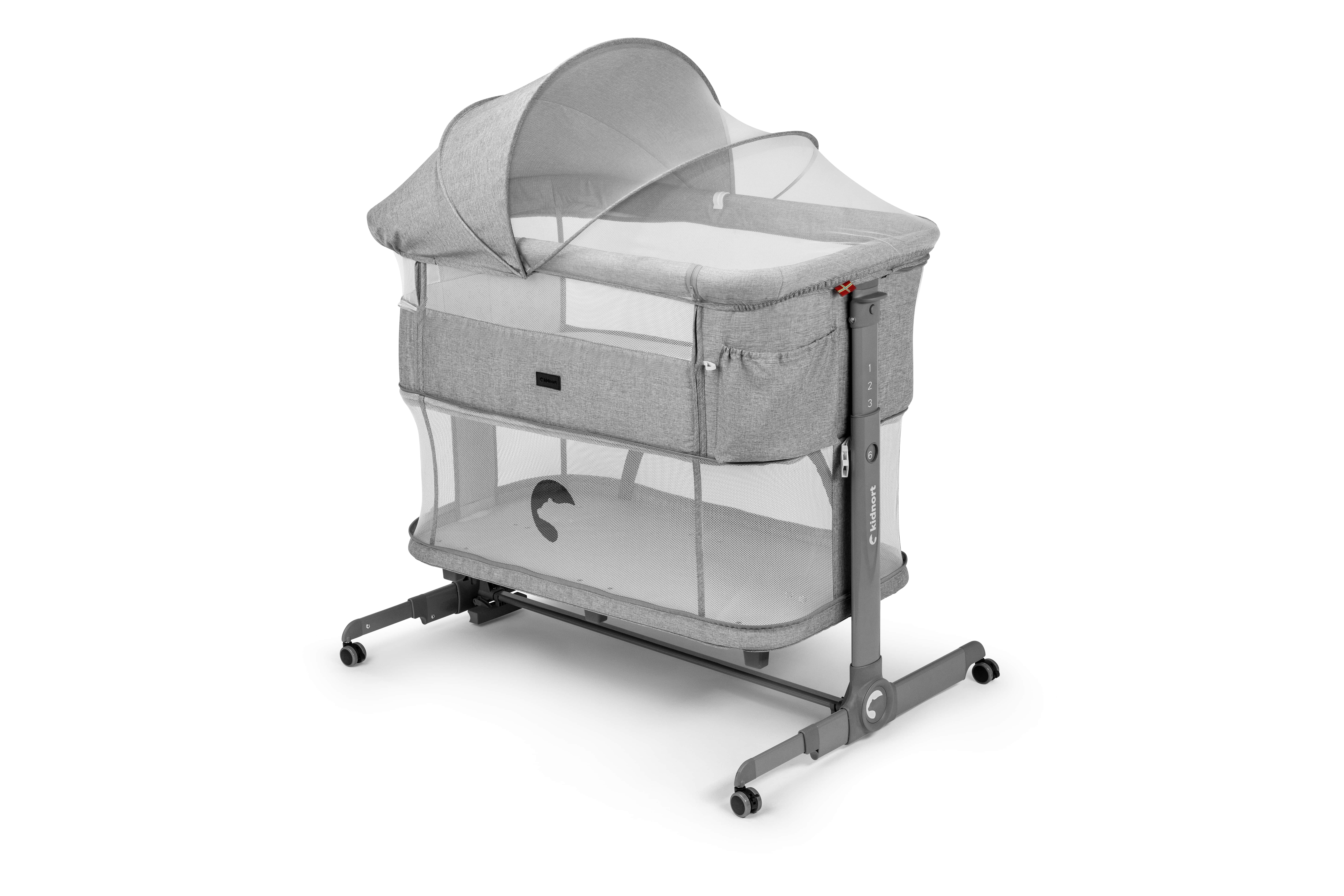 Culla co-sleeping Multifunzionale Snackskal Grey