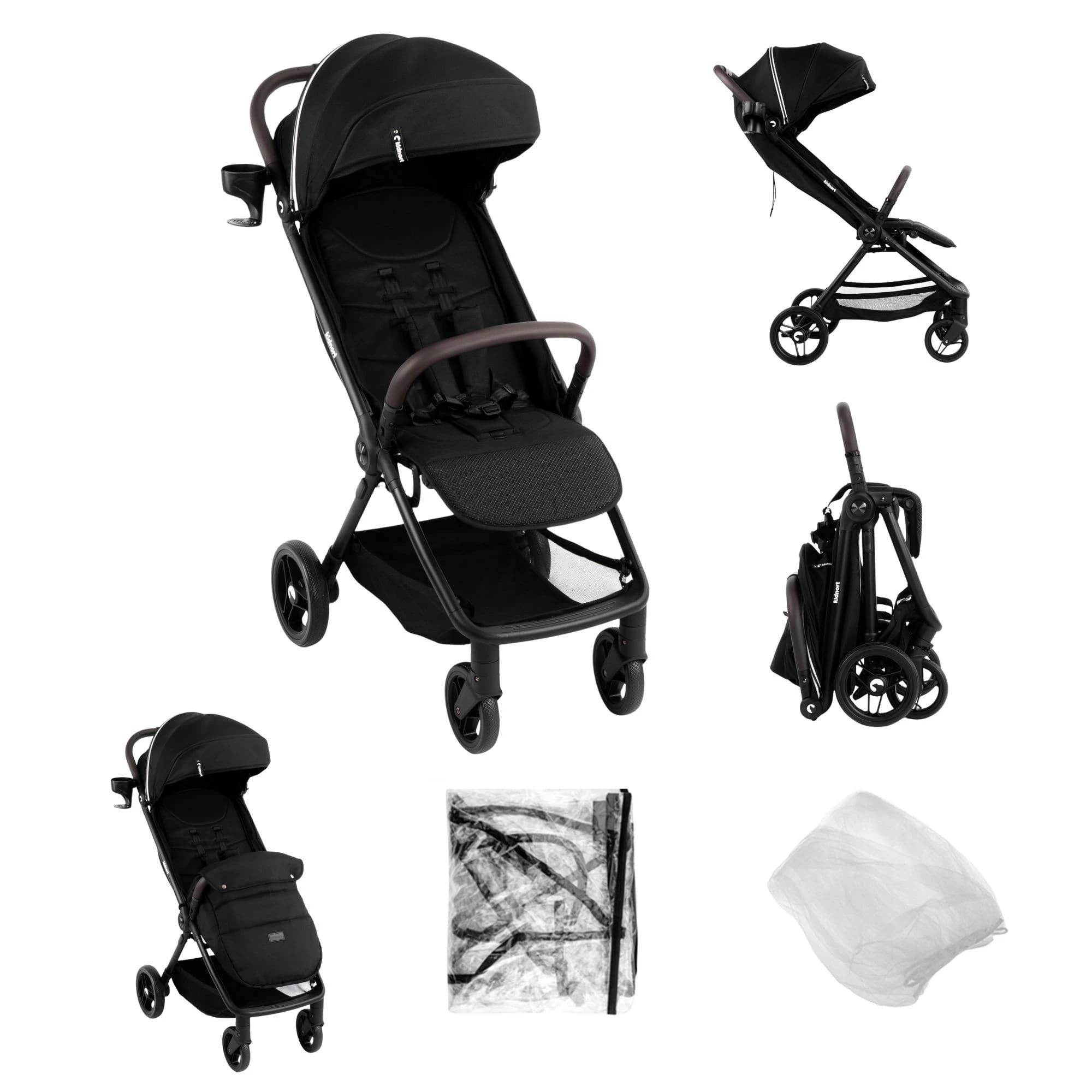 Kinderwagen Kidnort Snøugle - Dark Grey