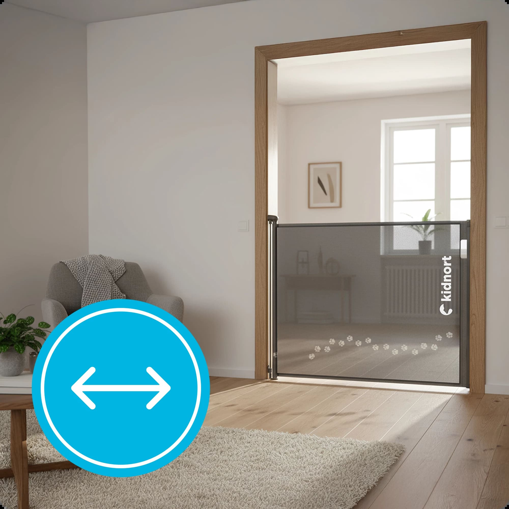 Treppenschutzgitter Kidnort Sakerhet -Bianco