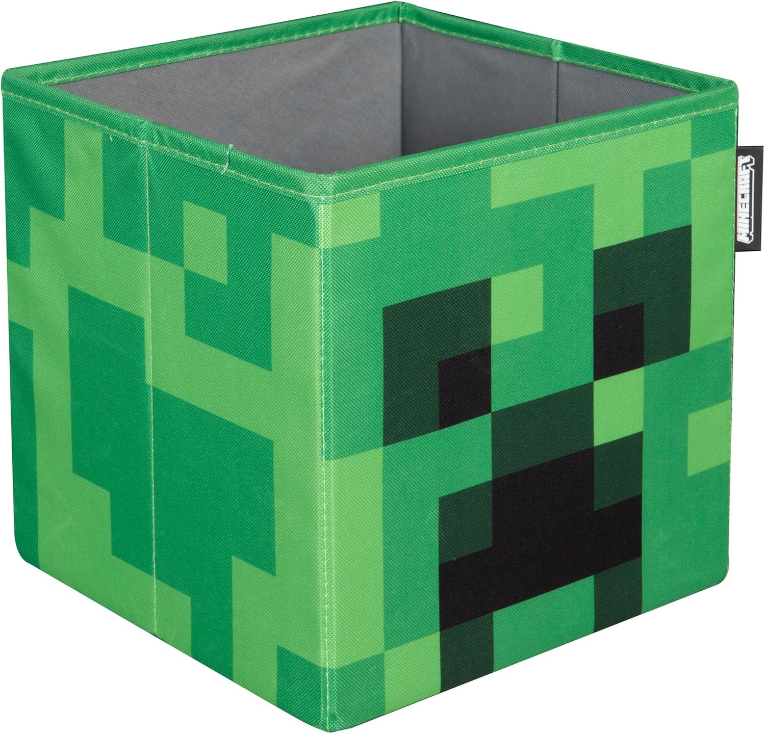 Juego de 2 cajas de almacenamiento de tela de Minecraft