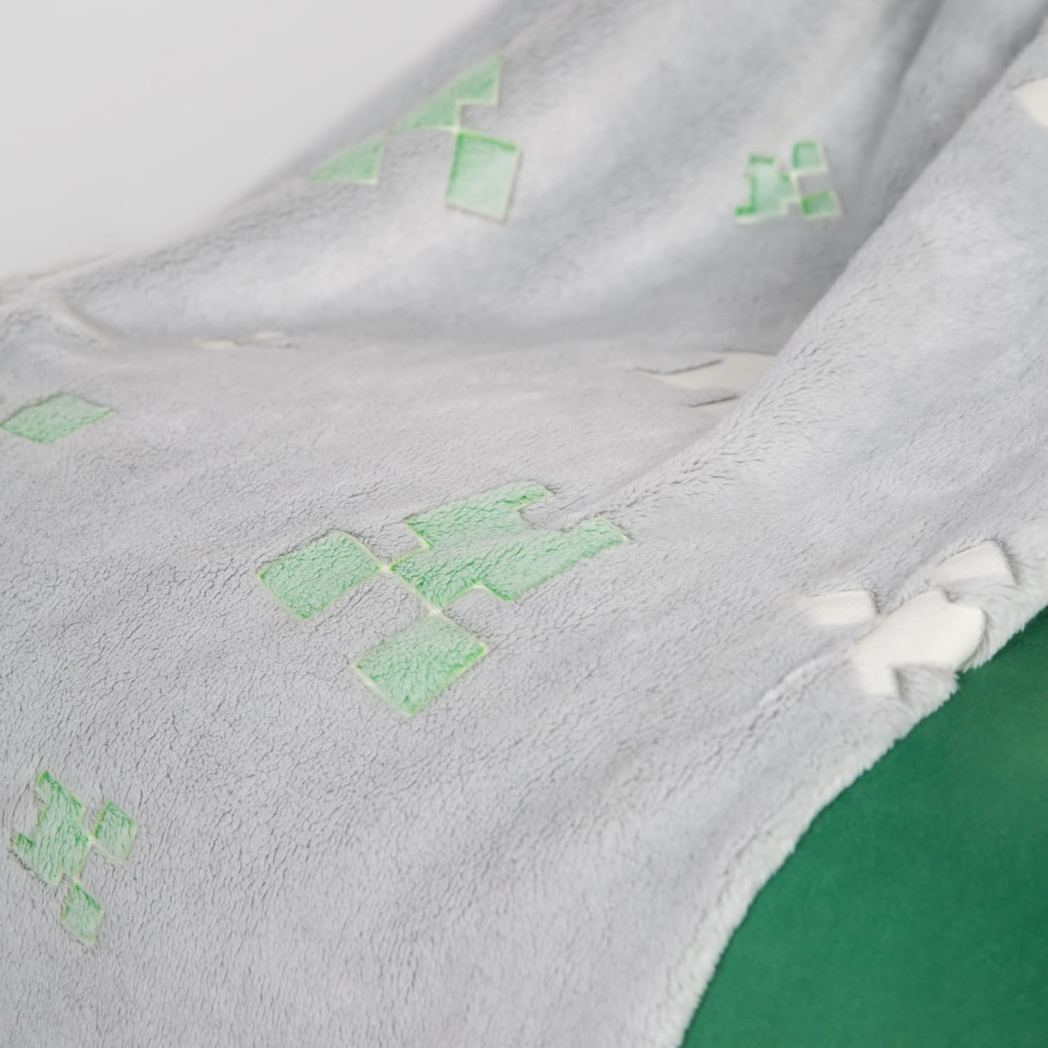 MINECRAFT - Morbida coperta che si illumina al buio