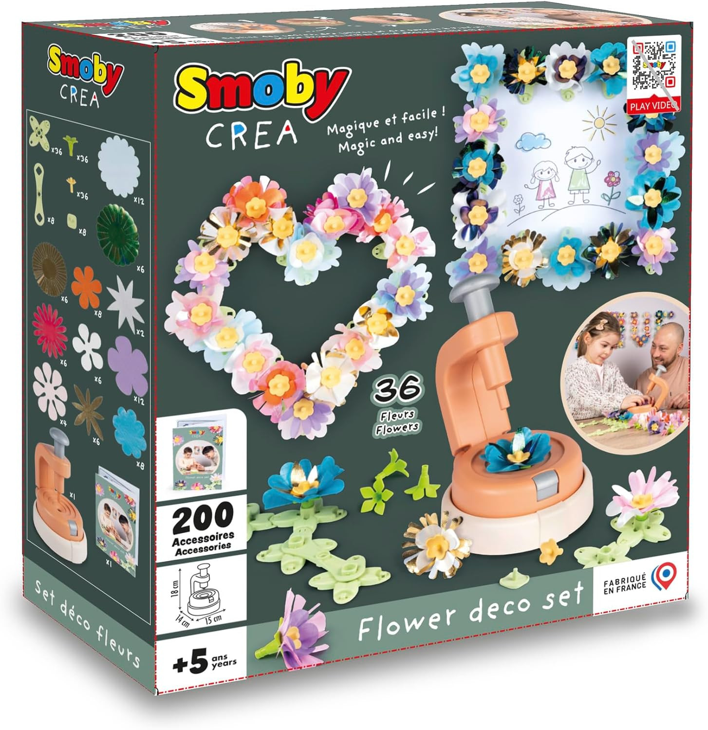 Smoby - Blumenmarkt-Deko-Set