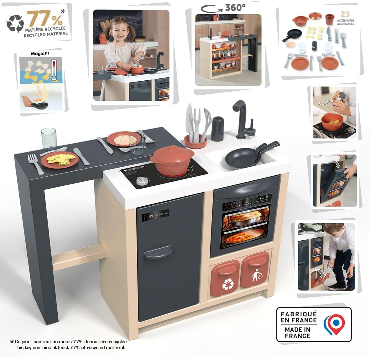 Smoby - Îlot de cuisine - Design moderne