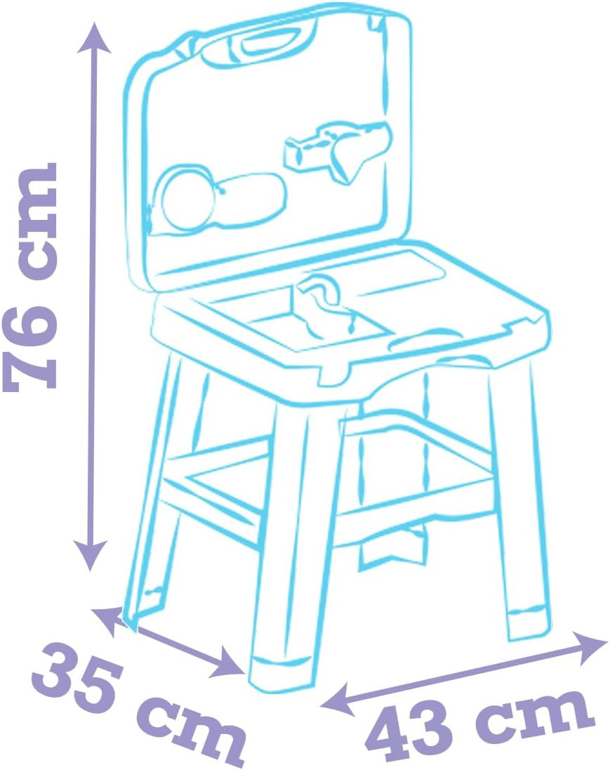 Smoby - Stitch - Cocina - Maleta plegable