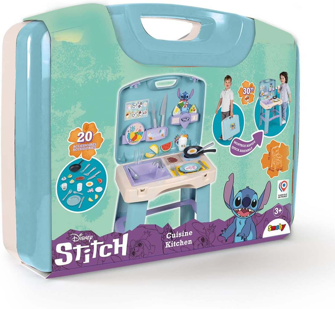 Smoby - Stitch - Küche - Faltbarer Koffer