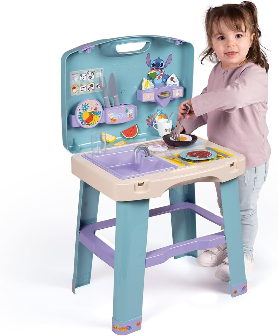 Smoby - Stitch - Küche - Faltbarer Koffer