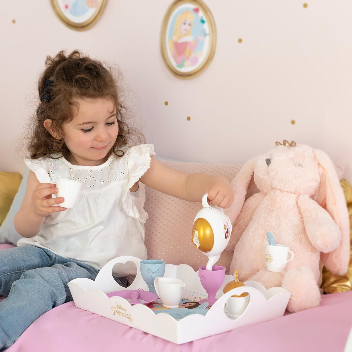 Smoby - Disney Princess carrello del tè