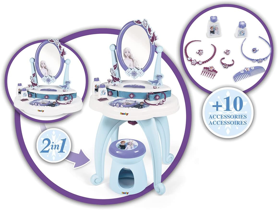 Smoby- Disny Frozen specchiera 2 in 1