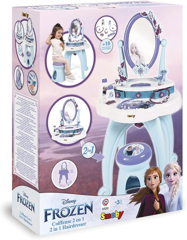 Smoby- Disny Frozen specchiera 2 in 1