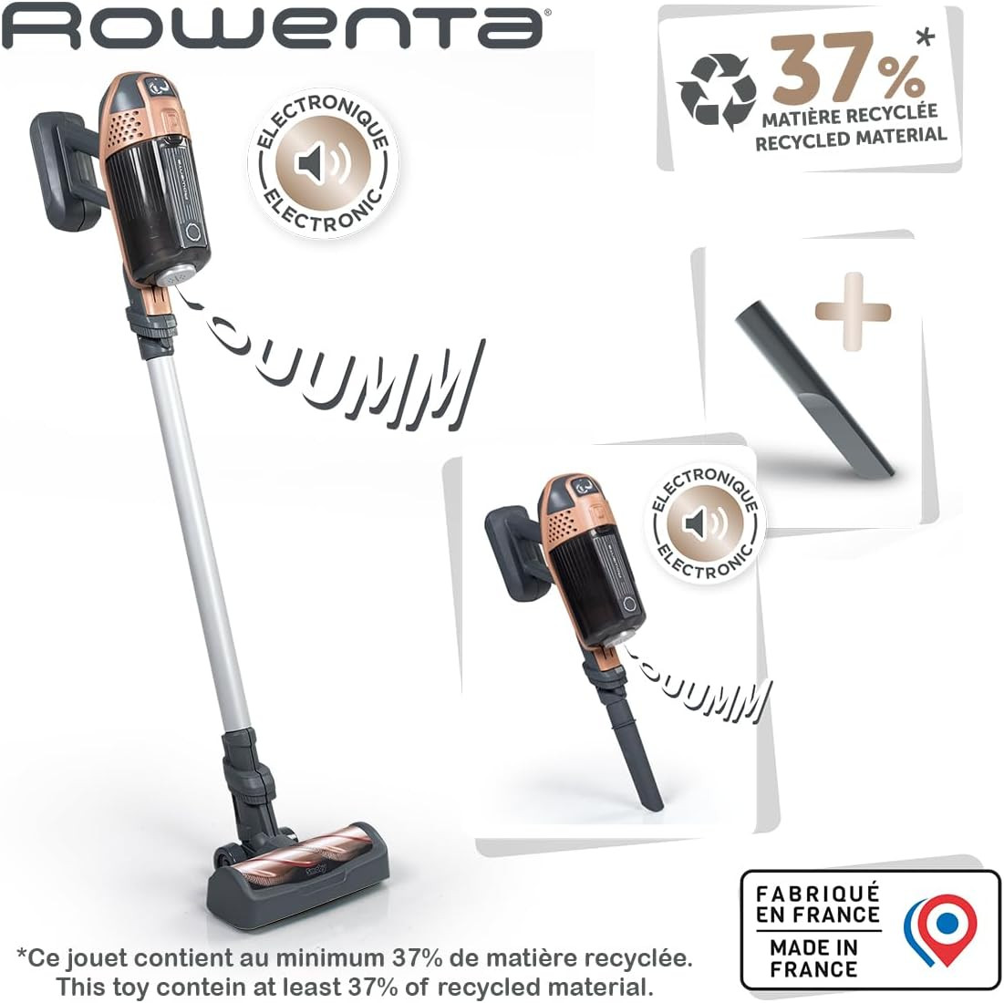 Smoby - Rowenta - Scopa aspirapolvere X Force Flex