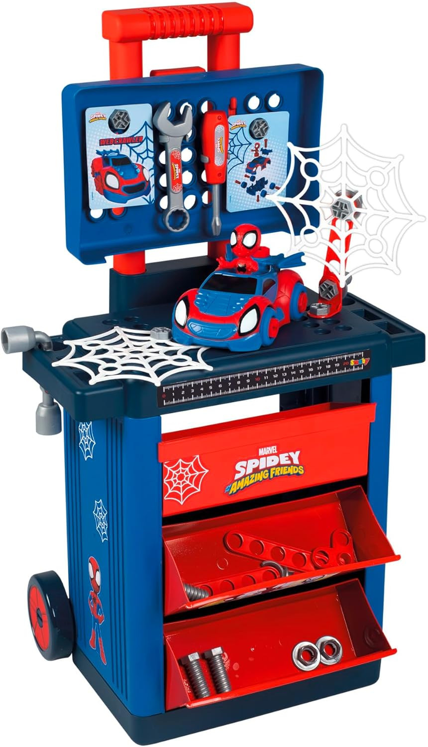 Smoby - Carrito del taller de Spidey