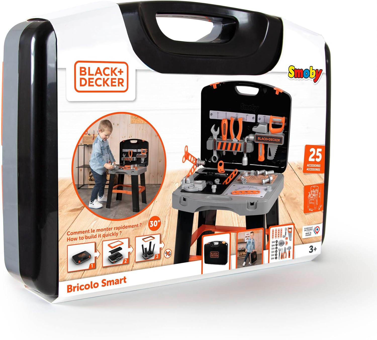 Smoby - B+D Bricolo Tavolo da Lavoro Smart