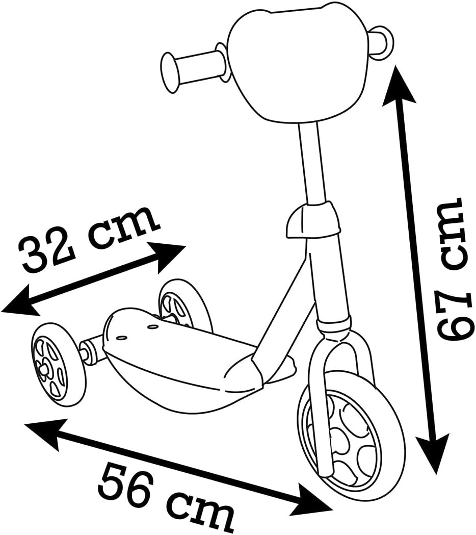 Trottinette Smoby - Stitch à 3 roues