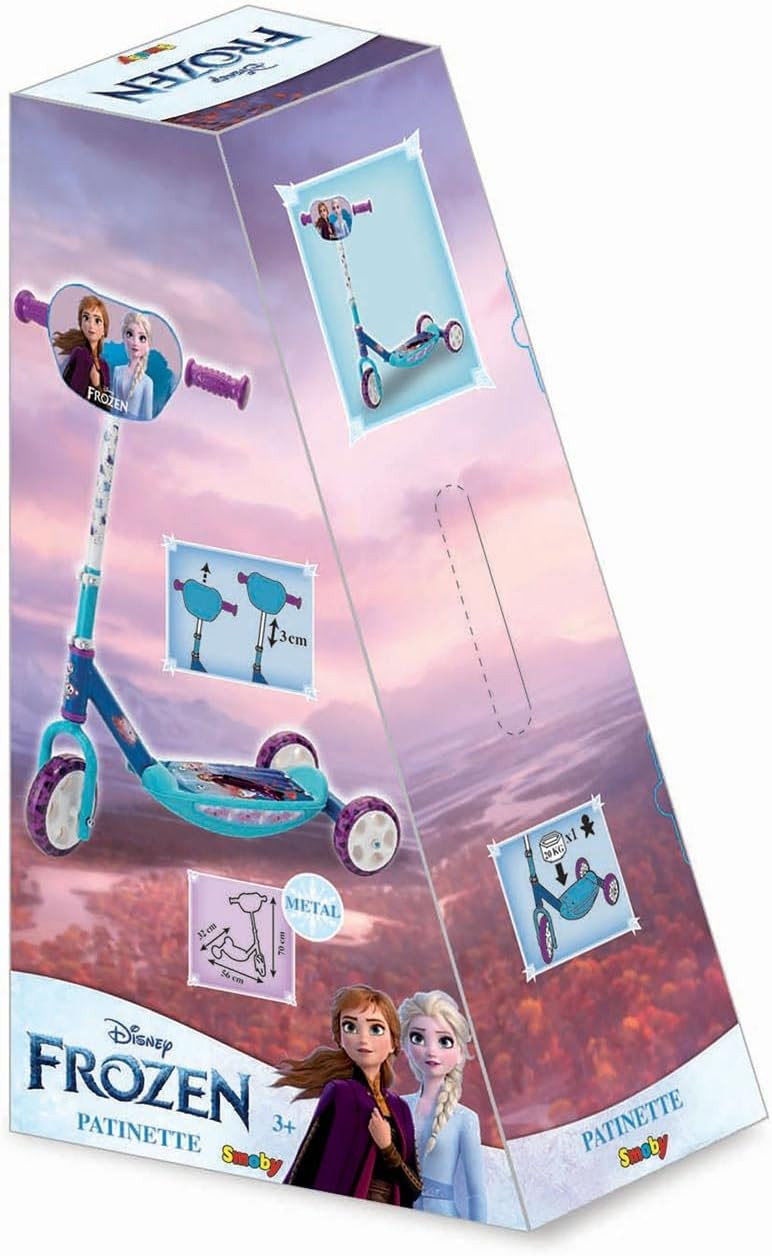 Scooter à trois roues gelé