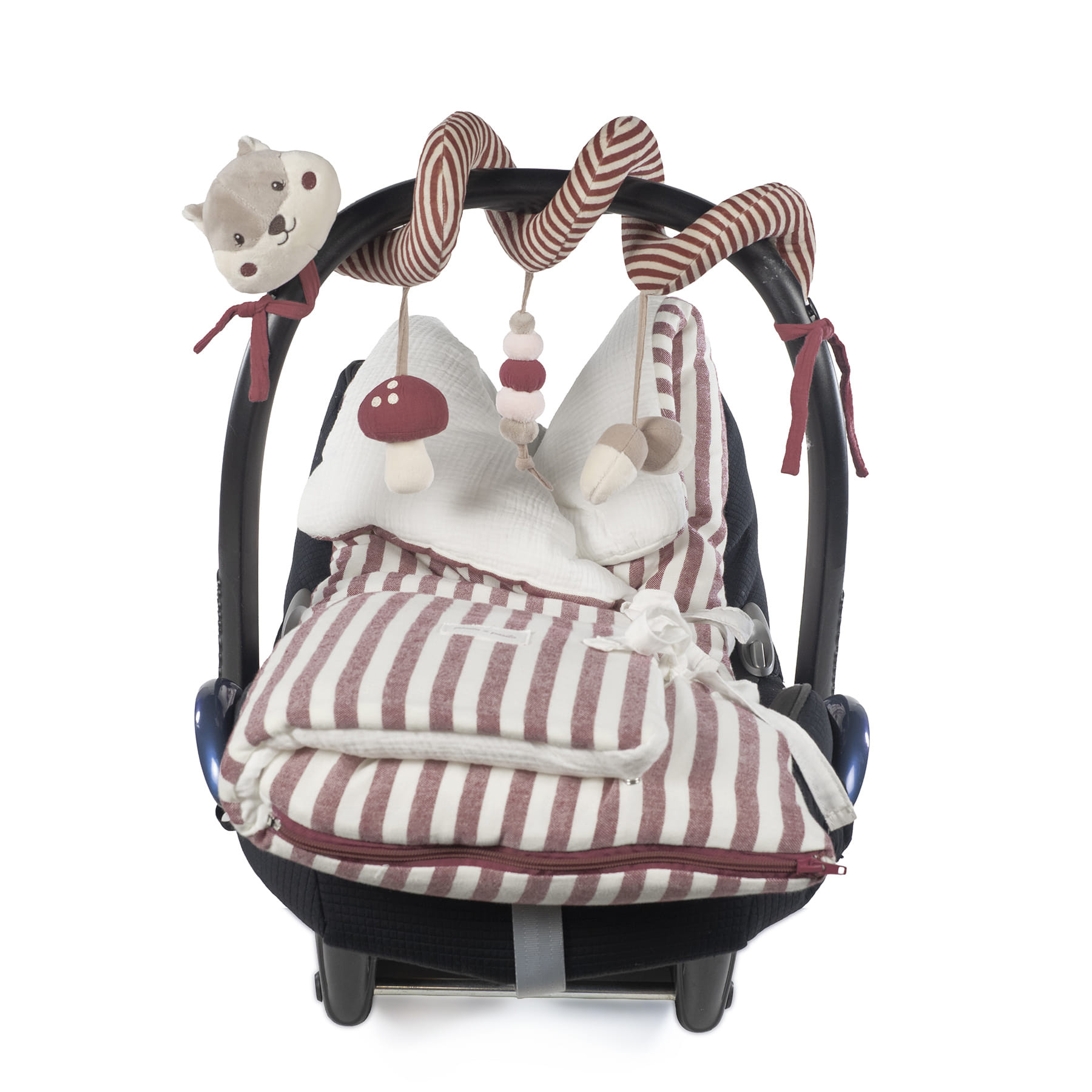 Cherry Stripes Eichhörnchen-Aktivitätsspielzeug