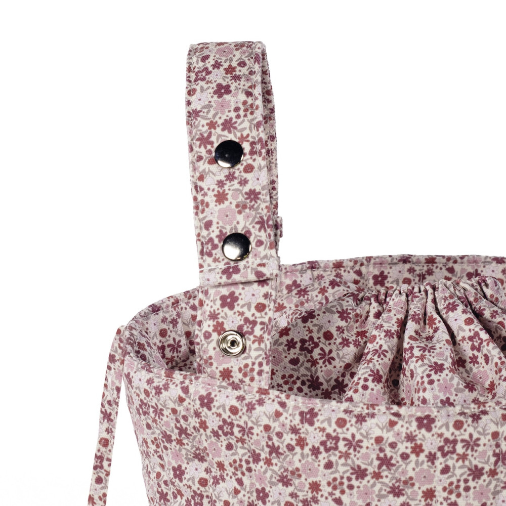 Bolsa tipo cubo con forma de flor de cerezo