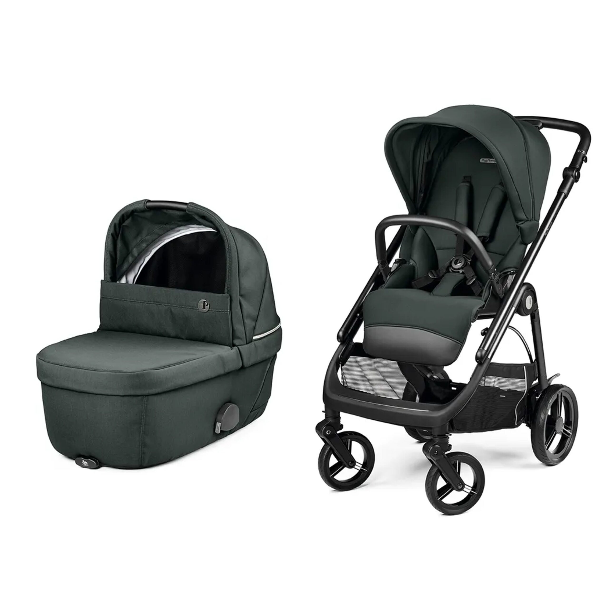 Poussettes Duos et Poussettes 2 en 1 Peg-Perego Duo Veloce Brio Metal