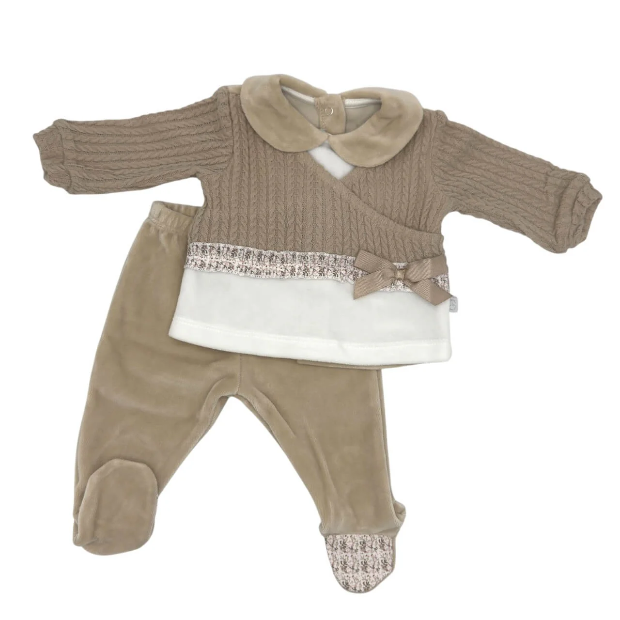 Rosa Chenille-Einteiler von Nazareno Gabrielli