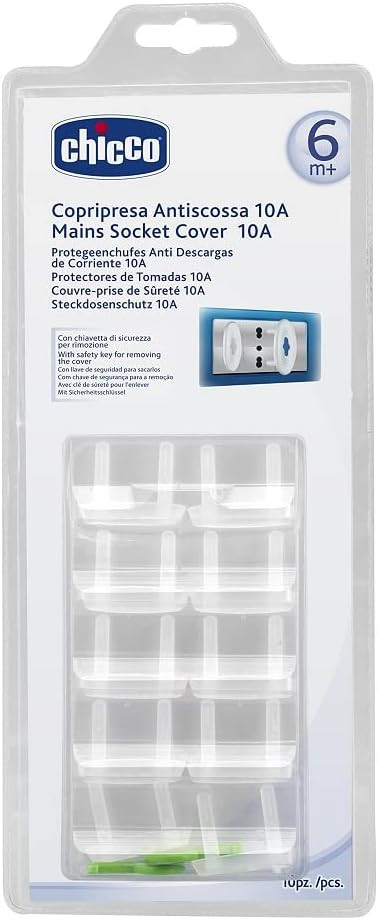 Chicco 10 Copriprese Antiscossa 6M+