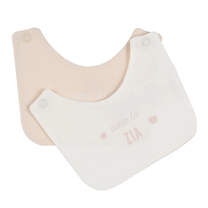 Nanan-Lätzchen mit der Aufschrift „Ich liebe meine Tante/meinen Onkel“