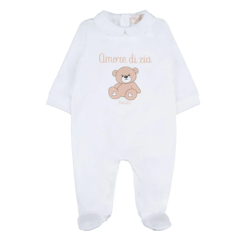 Pijama de Nanan con la inscripción "Amor de tía" (1 mes)