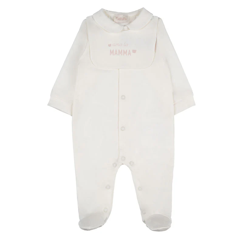 Tutina Nanan Con bavagli “Amo la mamma/il papà” 3 Mesi