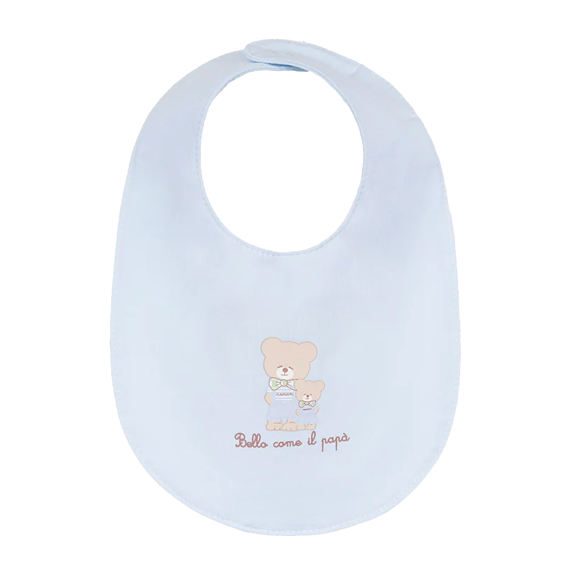 Nanan Blue Bib "Handsome Like Daddy"