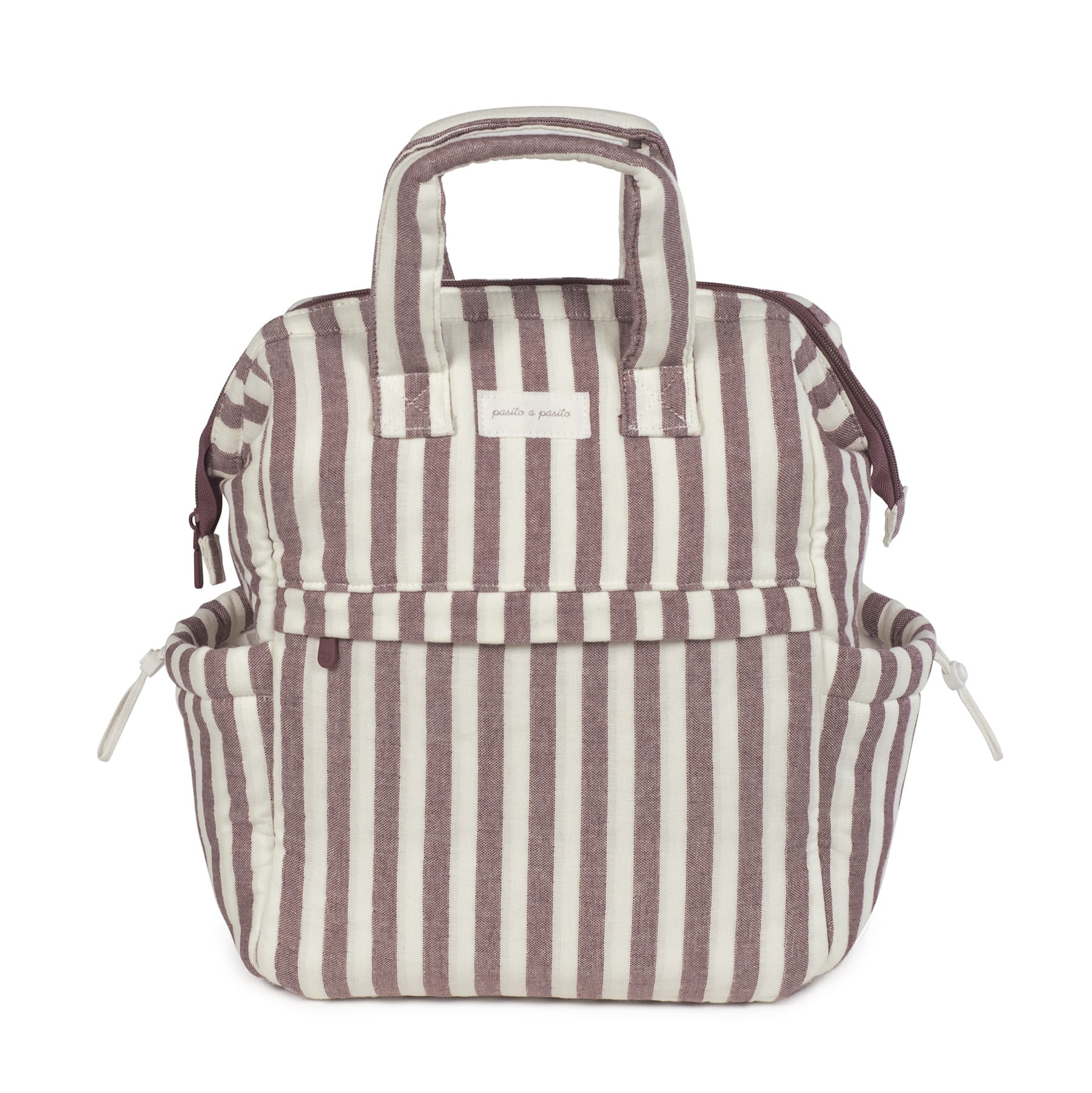 Mochila de rayas de cereza Pasito a Pasito