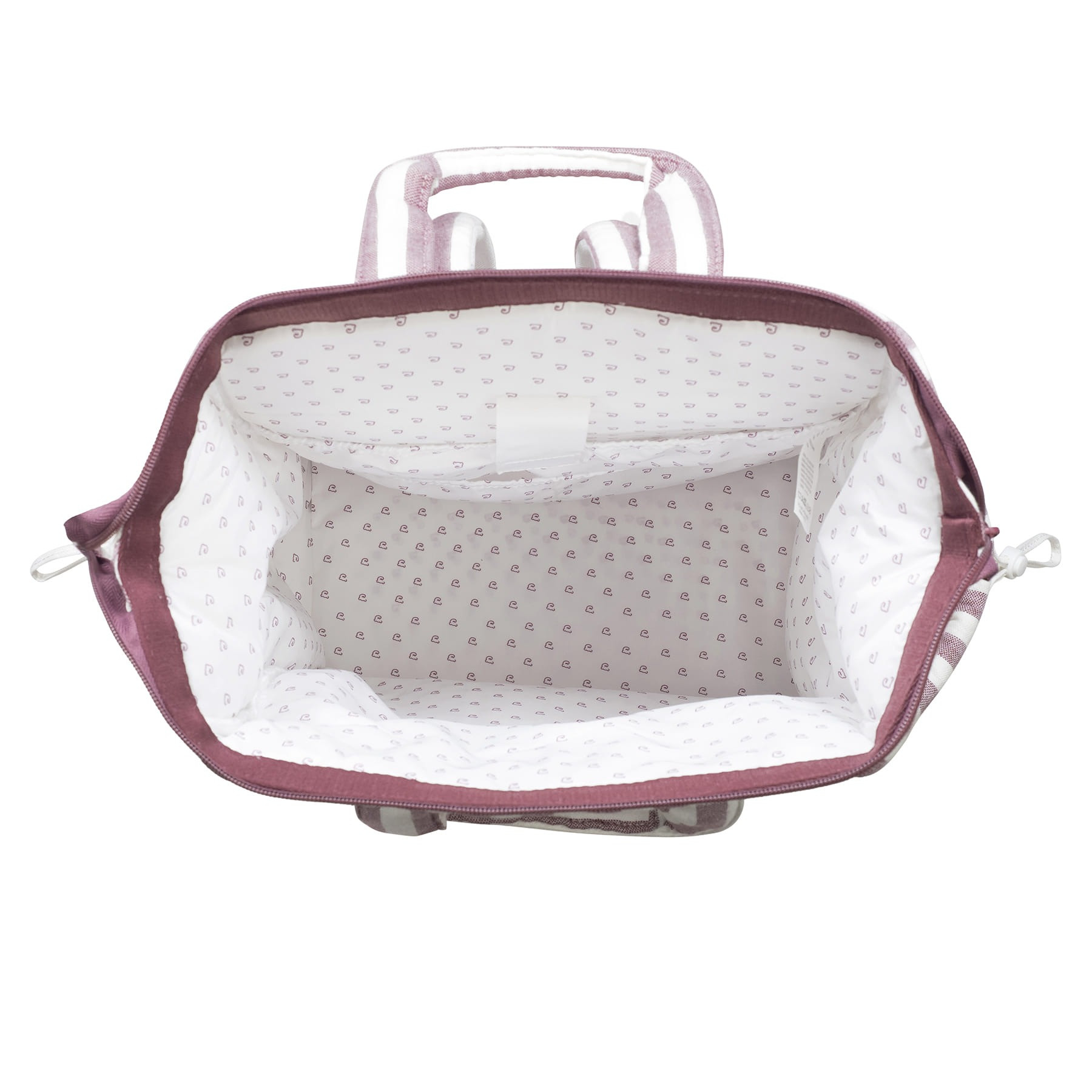 Mochila de rayas de cereza Pasito a Pasito