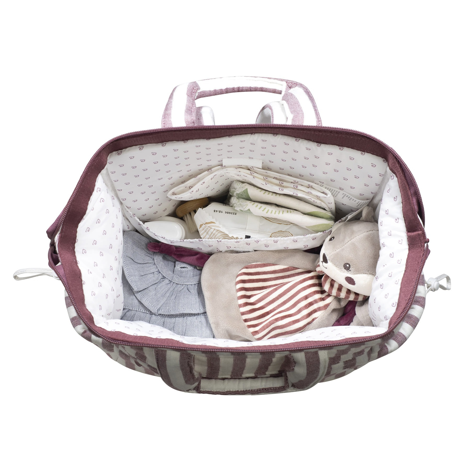 Pasito a Pasito Cherry Stripes Rucksack