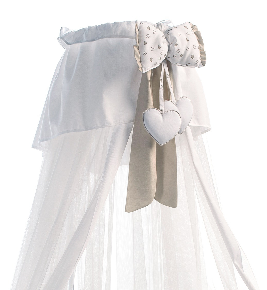 Babybett mitwachsend Cuoricini Leonardo-Naturale