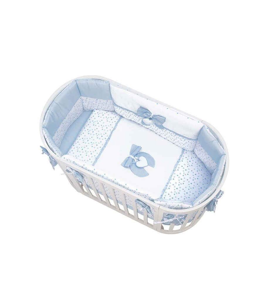 Babybett mitwachsend Cuoricini Leonardo-Naturale