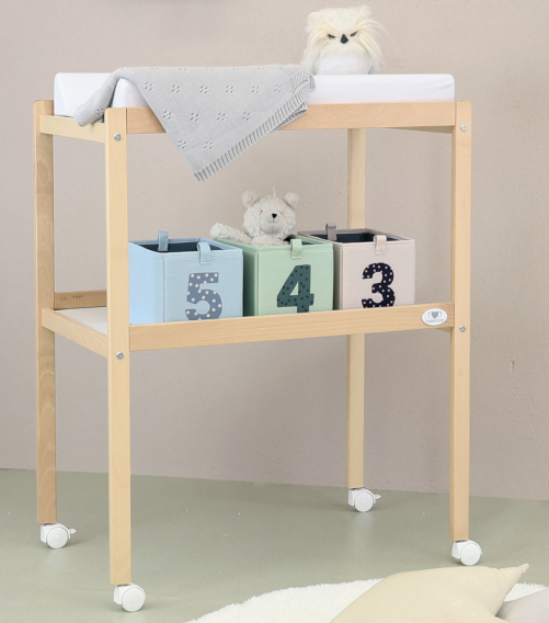 Commodes à langer Cuoricini Si-Cambia Naturale