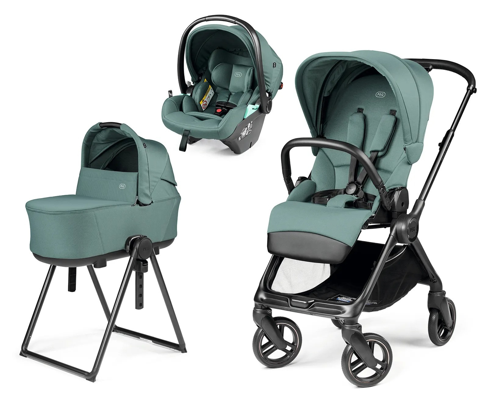 Kombikinderwagen Peg-Perego Switch Modular Slk Jade
