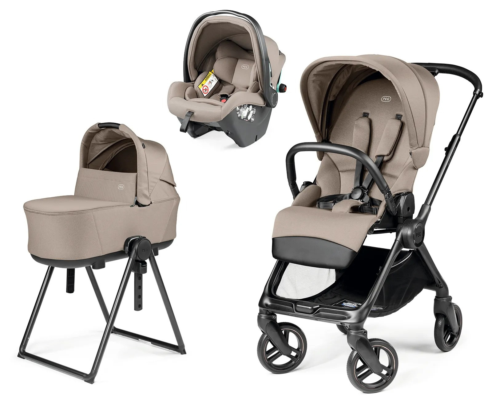 Kombikinderwagen Peg-Perego Switch Modular Slk desert