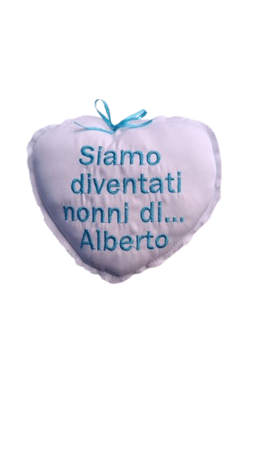 Cuore Nascita Personalizzato Artigianale