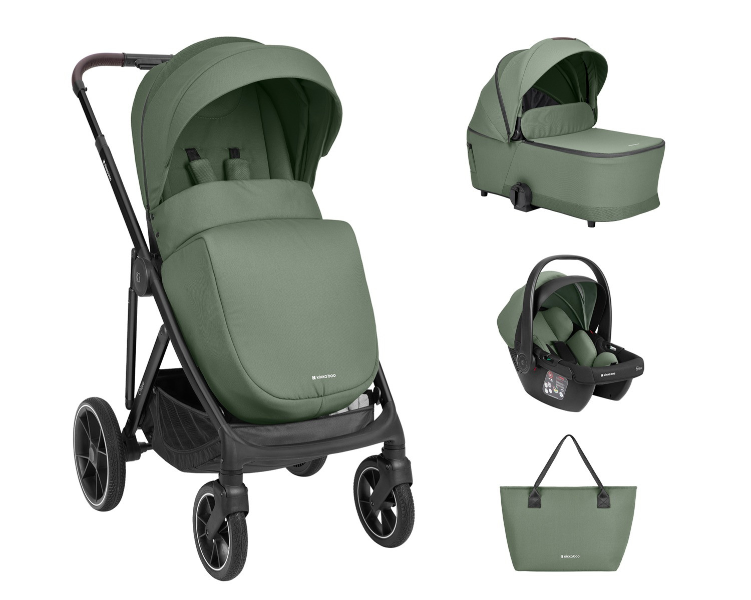 Home kikkaboo Chiara Army Green