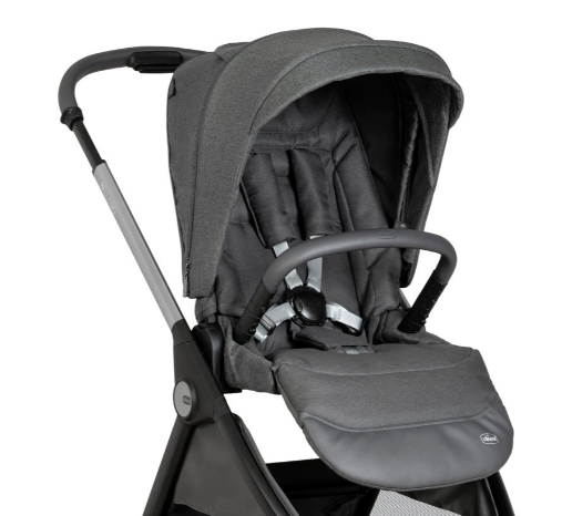 Housse de siège de poussette Chicco Bellagio Black Satin