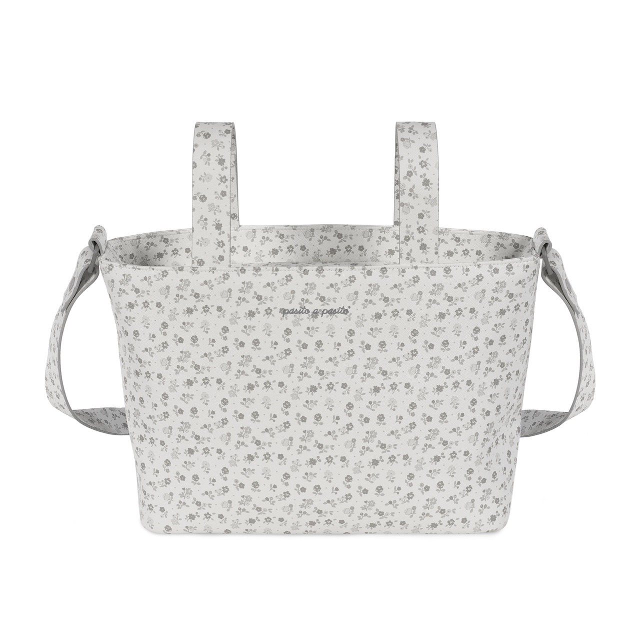 Borsa Crossbody Piel Little Bloom Flor Grigio