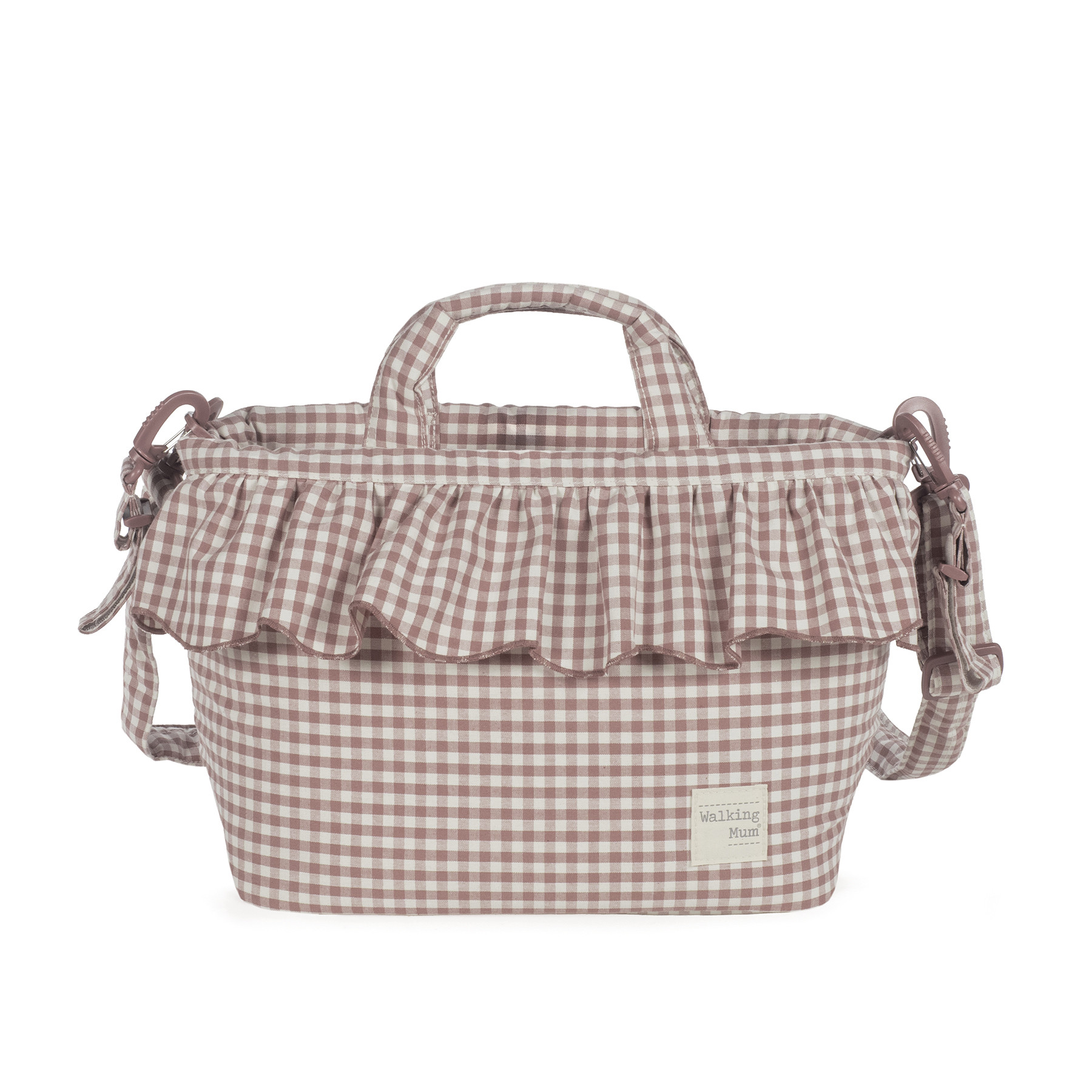 Bolso Cambiador Praliné Vichy Moka
