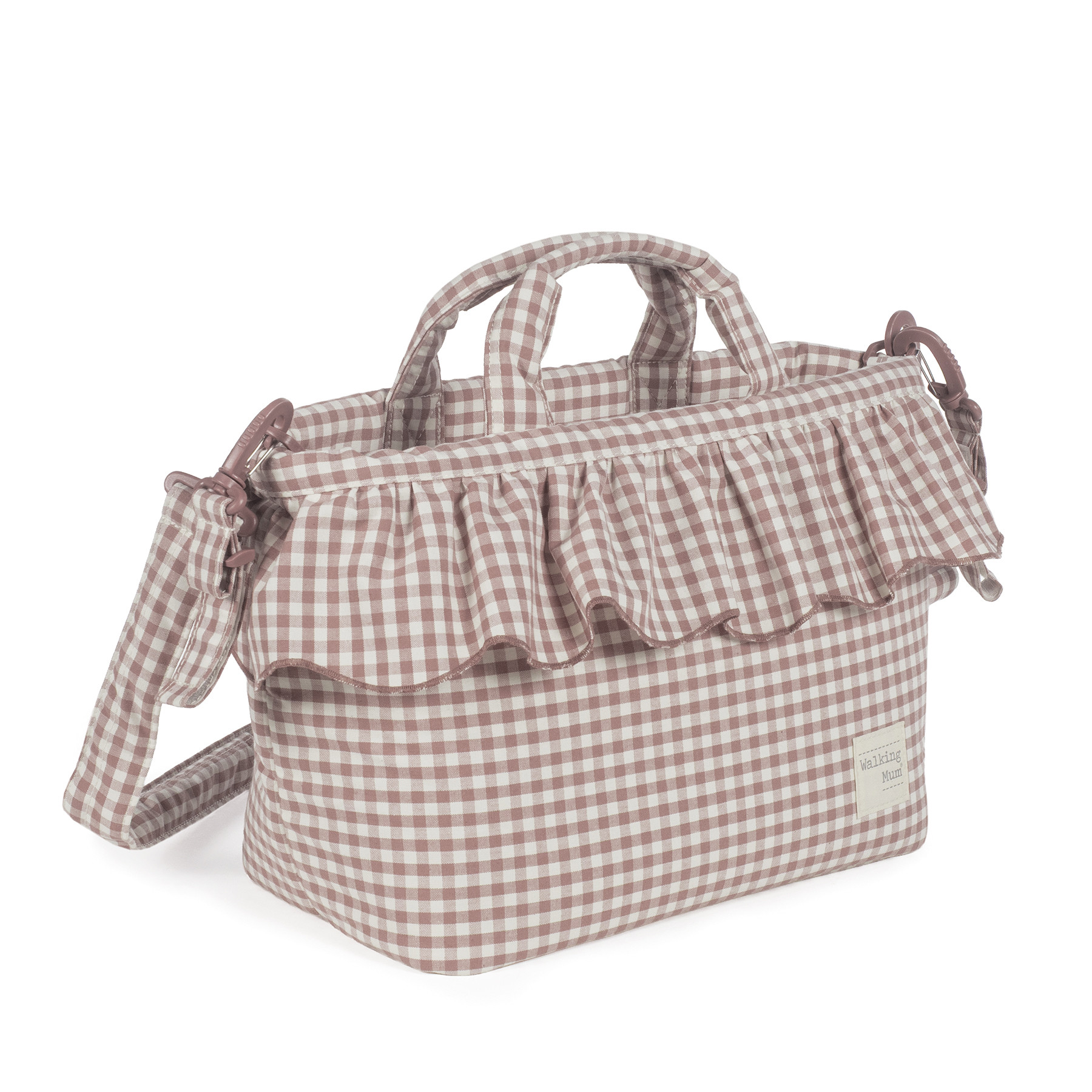 Bolso Cambiador Praliné Vichy Moka